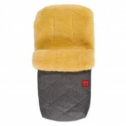 Flash Sale 🤩 Kaiser Lammfell-Fußsack Natura - Melange Anthrazit 🎁