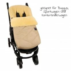 Hot Sale ✔️ Kaiser Lammfell-Fußsack Natura - Sand 👍 -Way Sales kaiser lammfell fusssack natura sand 65411 31 d2