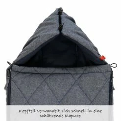 Buy ❤️ Kaiser ☀️ Summer Footmuff Nikko - Navy Melange 👏 -Way Sales kaiser sommer fusssack nikko navy melange 65747 72 d5