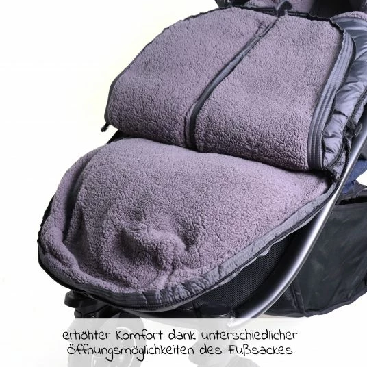 Deals 👍 Kaiser Thermo-Flece Fußsack Mila - Anthrazit - Collection 2022 🛒 4 Deals 👍 Kaiser Thermo-Flece Fußsack Mila - Anthrazit - Collection 2022 🛒 - Image 4