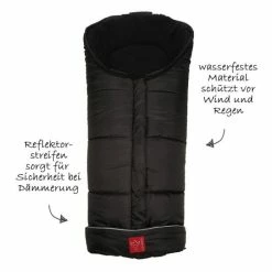 Discount 👏 Kaiser Thermo-Fleece Footmuff Igloo - Black 😍 -Way Sales kaiser thermo fleece fusssack iglu schwarz 6570825 d2