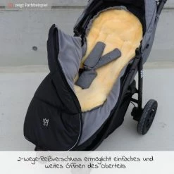 Coupon 🎉 Kaiser Thermo-Fleece Fußsack mit Lammfelleinlage Lukky Look für Joie-Kinderwagen - Anthrazit - Collection 2022 🌟 -Way Sales kaiser thermo fleece fusssack mit lammfelleinlage lukky look fur joie kinderwagen anthrazit 65767 24 d5