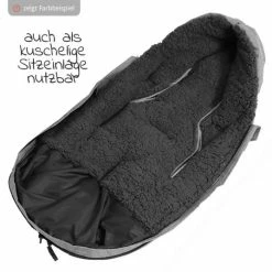 Deals 🔥 Kaiser Thermo-Sherpa-Fleece Fußsack XL Too - Anthracite 😀 -Way Sales kaiser thermo sherpa fleece fusssack xl too anthracite 6576324 d4