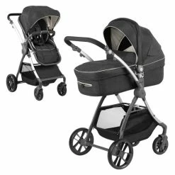 Buy ❤️ Knorr Baby Yuu combination pushchair incl. diaper bag - Melange anthracite 👍