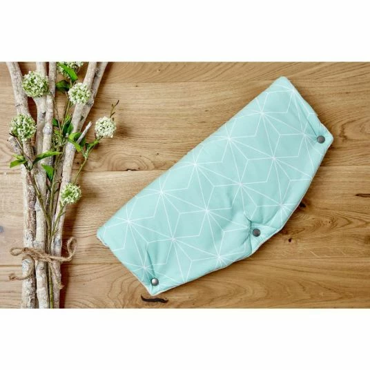 New 👍 Kraftkids Kinderwagenmuff - mit Diamantenkontur - Mint 🧨 3 New 👍 Kraftkids Kinderwagenmuff - mit Diamantenkontur - Mint 🧨 - Image 3