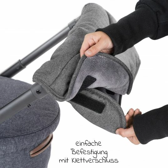 Top 10 π LaLoona Deluxe Hand Muff / Hand Warmer for Stroller & Buggy - Melange Grey π 3 Top 10 π LaLoona Deluxe Hand Muff / Hand Warmer for Stroller & Buggy - Melange Grey π - Image 3