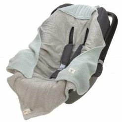 Flash Sale 👍 Lässig Einschlagdecke für Babyschale Knitted Blanket aus Bio-Baumwolle 78 x 78 cm - Light Mint 👏 -Way Sales lassig einschlagdecke fur babyschale knitted blanket aus bio baumwolle 78 x 78 cm light mint 1542014561 d3