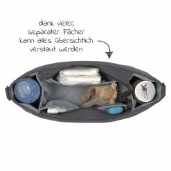 Outlet 🌟 Lässig Kinderwagen Organizer Glam Goldie Buggy Bag - Anthracite 🎁 -Way Sales lassig kinderwagen organizer glam goldie buggy bag anthracite 1107002222 d2