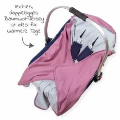 Best Sale ❤️ Makian Einschlagdecke leichte Jerseydecke - für Babyschale & Kinderwagen 80 x 80 cm - Orchidee Puder 🔔 -Way Sales makian einschlagdecke leichte jerseydecke fur babyschale kinderwagen 80 x 80 cm orchidee puder jdkwop d2