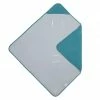 Coupon 😍 Makian Einschlagdecke leichte Jerseydecke - für Babyschale & Kinderwagen 80 x 80 cm - Patina Mint ⌛