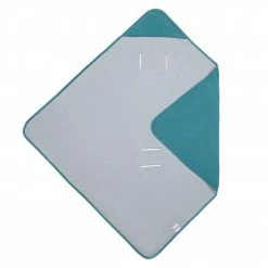 Coupon 😍 Makian Einschlagdecke leichte Jerseydecke - für Babyschale & Kinderwagen 80 x 80 cm - Patina Mint ⌛