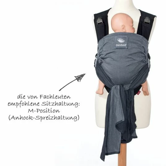 Coupon 🎉 Manduca Tragetuch Duo mit abnehmbarem Hüftgurt - Grey 🔔 2 Coupon 🎉 Manduca Tragetuch Duo mit abnehmbarem Hüftgurt - Grey 🔔 - Image 2