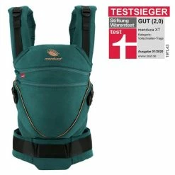 Flash Sale 🎉 Manduca Babytrage XT Cotton - Denimteal Toffee 🔔