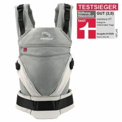 Top 10 ❤️ Manduca Babytrage XT - Cotton - Grey White 💯