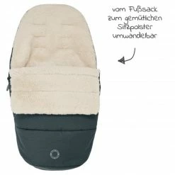 Promo 👍 Maxi-Cosi 2 in 1 Fußsack für Kinderwagen & Buggys von Maxi-Cosi - Essential Graphite - Collection 2022 😉 -Way Sales maxi cosi 2 in 1 fusssack fur kinderwagen buggys von maxi cosi essential graphite 1809750111 d2