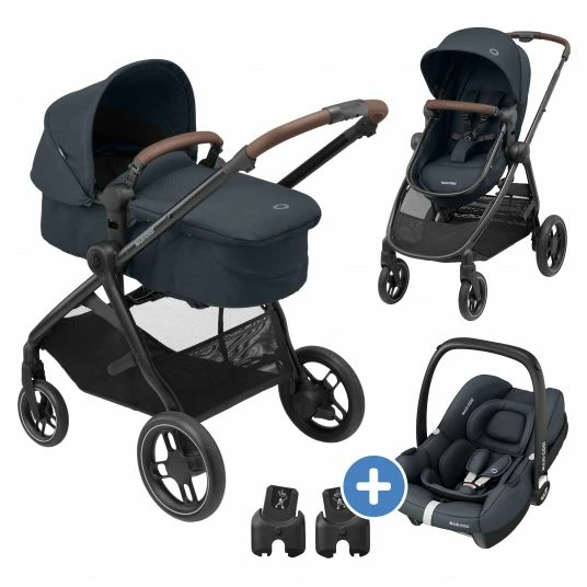 Hot Sale 🔥 Maxi-Cosi 3- in-1 Kombi-Kinderwagen-Set Zelia³ inkl. Babyschale CabrioFix i-Size & Adapter, 22 kg - Essential Graphite - Collection 2022 ⭐ 1 Hot Sale 🔥 Maxi-Cosi 3- in-1 Kombi-Kinderwagen-Set Zelia³ inkl. Babyschale CabrioFix i-Size & Adapter, 22 kg - Essential Graphite - Collection 2022 ⭐