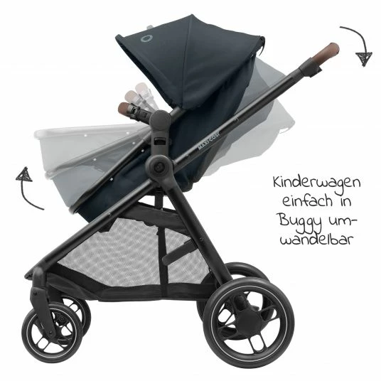Hot Sale 🔥 Maxi-Cosi 3- in-1 Kombi-Kinderwagen-Set Zelia³ inkl. Babyschale CabrioFix i-Size & Adapter, 22 kg - Essential Graphite - Collection 2022 ⭐ 3 Hot Sale 🔥 Maxi-Cosi 3- in-1 Kombi-Kinderwagen-Set Zelia³ inkl. Babyschale CabrioFix i-Size & Adapter, 22 kg - Essential Graphite - Collection 2022 ⭐ - Image 3