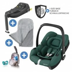 Coupon βοΈ Maxi-Cosi Babyschale CabrioFix i-Size ab Geburt-15 Monate (40-75 cm) inkl. i-Size Base, FuΓsack & Schnullerbox - Essential Green - Collection 2022 π