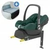 Promo ⌛ Maxi-Cosi Babyschale CabrioFix i-Size ab Geburt-15 Monate (40-83 cm) inkl. CabrioFix i-Size Base & Polsterschutz - Essential Green - Collection 2022 😀