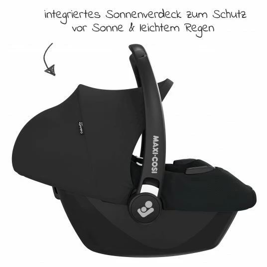 Best Sale 😉 Maxi-Cosi Babyschale CabrioFix i-Size ab Geburt - 12 Monate (40-85 cm) Autositz inkl. Sitzverkleinerer, Sonnenverdeck - Essential Black - Collection 2022 🔥 5 Best Sale 😉 Maxi-Cosi Babyschale CabrioFix i-Size ab Geburt - 12 Monate (40-85 cm) Autositz inkl. Sitzverkleinerer, Sonnenverdeck - Essential Black - Collection 2022 🔥 - Image 5