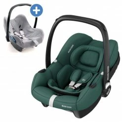 Best deal ⌛ Maxi-Cosi Babyschale CabrioFix i-Size ab Geburt - 15 Monate (40-83 cm) & Zamboo Sommerbezug - Essential Green - Collection 2022 😀