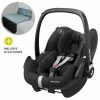 Buy 🔔 Maxi-Cosi Babyschale Pebble Pro i-Size ab Geburt - 12 Monate (45-75 cm) inkl. Autositz-Schutzunterlage - Essential Black - Collection 2022 🔔