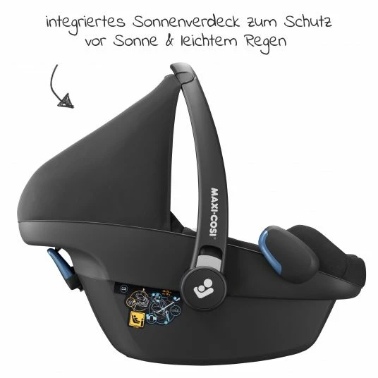 Buy 🔔 Maxi-Cosi Babyschale Pebble Pro i-Size ab Geburt - 12 Monate (45-75 cm) inkl. Autositz-Schutzunterlage - Essential Black - Collection 2022 🔔 6 Buy 🔔 Maxi-Cosi Babyschale Pebble Pro i-Size ab Geburt - 12 Monate (45-75 cm) inkl. Autositz-Schutzunterlage - Essential Black - Collection 2022 🔔 - Image 6