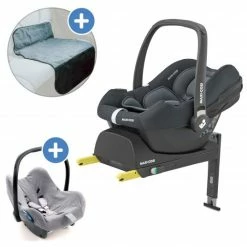 Wholesale ❤️ Maxi-Cosi Babyschalen-Set CabrioFix i-Size Geburt-15 Monate (40-83 cm) i-Size Base, Polsterschutz,Sommerbezug - Essential Graphite - Collection 2022 🤩