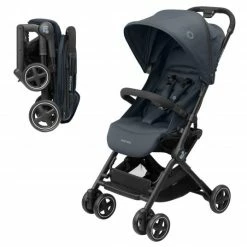 Hot Sale 🔔 Maxi-Cosi Buggy & Reisebuggy Lara² mit Automatik-Faltung, Liegeposition, bis 22 kg, nur 6,3 kg - Essential Graphite - Collection 2022 🎁