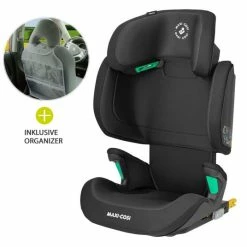 Discount 😍 Maxi-Cosi Kindersitz Morion i-Size ab 3,5 Jahre - 12 Jahre (100-150 cm) SPS Aufprallschutz, Isofix & Organizer - Basic Black - Collection 2022 ✨