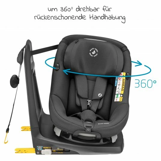 Coupon 🎉 Maxi-Cosi Reboarder-Kindersitz AxissFix i-Size 360° drehbar 4 Monate-4 Jahre (61-105cm) Isofix-Basis - Authentic Graphite - Collection 2022 🔔 5 Coupon 🎉 Maxi-Cosi Reboarder-Kindersitz AxissFix i-Size 360° drehbar 4 Monate-4 Jahre (61-105cm) Isofix-Basis - Authentic Graphite - Collection 2022 🔔 - Image 5