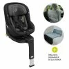 Hot Sale 🔥 Maxi-Cosi Reboarder-Kindersitz Mica i-Size 360° Geburt-4 Jahre (40-105 cm) Isofix-Basis, Sitzschoner, Organizer - Authentic Black - Collection 2022 😀