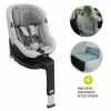 Deals ⭐ Maxi-Cosi Reboarder-Kindersitz Mica i-Size 360° Geburt-4 Jahre (40-105 cm) Isofix-Basis, Sitzschoner, Organizer - Authentic Grey - Collection 2022 🌟