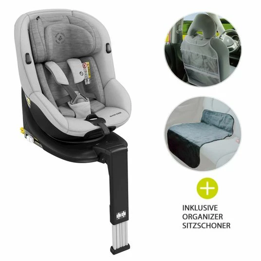 Deals ⭐ Maxi-Cosi Reboarder-Kindersitz Mica i-Size 360° Geburt-4 Jahre (40-105 cm) Isofix-Basis, Sitzschoner, Organizer - Authentic Grey - Collection 2022 🌟 1 Deals ⭐ Maxi-Cosi Reboarder-Kindersitz Mica i-Size 360° Geburt-4 Jahre (40-105 cm) Isofix-Basis, Sitzschoner, Organizer - Authentic Grey - Collection 2022 🌟