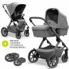 New ⭐ Moon 2in1 Kombi-Kinderwagen No One 2.0 Sportsitz, Babywanne, Matratze, inkl. 2 Radsätze - bis 22 kg - Stone - Collection 2022 ⌛