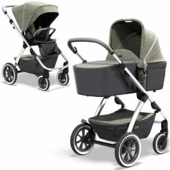 Coupon 🌟 Moon 2in1 Kombi-Kinderwagen Relaxx Special Edition Sportsitz, Babywanne & Matratze, Lufträder bis 22 kg - Ice Flower - Collection 2022 🧨