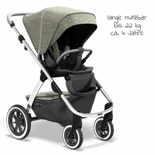 Coupon 🌟 Moon 2in1 Kombi-Kinderwagen Relaxx Special Edition Sportsitz, Babywanne & Matratze, Lufträder bis 22 kg - Ice Flower - Collection 2022 🧨 3 Coupon 🌟 Moon 2in1 Kombi-Kinderwagen Relaxx Special Edition Sportsitz, Babywanne & Matratze, Lufträder bis 22 kg - Ice Flower - Collection 2022 🧨 - Image 3