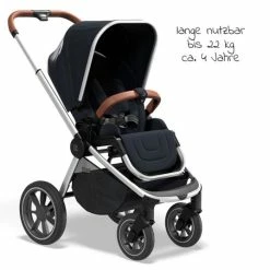 Outlet 🎉 Moon 2in1 Kombi-Kinderwagen Resea S Basic mit Sportsitz, Babywanne - bis 22 kg - Navy Melange - Collection 2022 🌟 -Way Sales moon 2in1 kombi kinderwagen resea s basic mit sportsitz babywanne bis 22 kg navy melange 63 940 500 403 d2