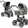 Flash Sale ⌛ Moon 2in1 Kombi-Kinderwagen Resea S Basic mit Sportsitz, Babywanne - bis 22 kg - Shadow Melange - Collection 2022 ✨