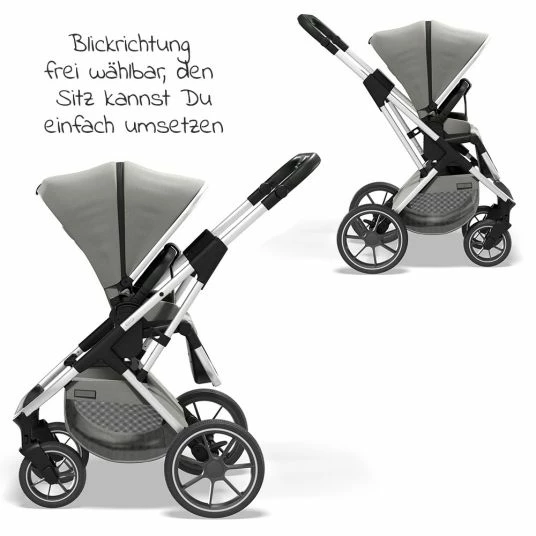 Top 10 ⌛ Moon 2in1 Kombi-Kinderwagen Rocca Basic mit Sportsitz, Babywanne - bis 22 kg - Shadow - Collection 2022 🥰 5 Top 10 ⌛ Moon 2in1 Kombi-Kinderwagen Rocca Basic mit Sportsitz, Babywanne - bis 22 kg - Shadow - Collection 2022 🥰 - Image 5