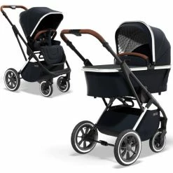 Best reviews of 💯 Moon 2in1 Kombi-Kinderwagen Rocca Edition mit Sportsitz, Babywanne & Träumeland Matratze, Lufträder - bis 22 kg - Navy Hight - Collection 2022 😍
