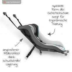 Hot Sale 😍 Qeridoo Babyschale für Qeridoo Fahrradanhänger - Dunkelgrau - Collection 2022 👏 -Way Sales qeridoo babyschale fur qeridoo fahrradanhanger dunkelgrau qbs 20 g d2