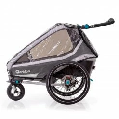 Coupon 💯 Qeridoo Regenschutz für Fahrradanhänger Kidgoo 1 - Collection 2022 ⌛
