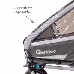 Buy 🥰 Qeridoo Regenschutz für Fahrradanhänger Kidgoo 2 - Collection 2022 🔔 -Way Sales qeridoo regenschutz fur fahrradanhanger kidgoo 2 rskg2 20 d2