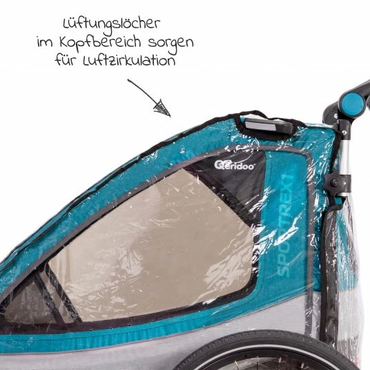 Discount ❤️ Qeridoo Regenschutz für Fahrradanhänger QUPA 1 / Sportrex 1 - Collection 2022 ✔️ 2 Discount ❤️ Qeridoo Regenschutz für Fahrradanhänger QUPA 1 / Sportrex 1 - Collection 2022 ✔️ - Image 2