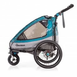 Discount ✔️ Qeridoo Regenschutz für Fahrradanhänger QUPA 2 / Sportrex 2 - Collection 2022 💯
