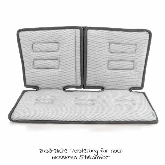 Hot Sale đ Qeridoo Sitzpolster fĂźr Zweisitzer fĂźr zusätzliche Polsterung - Grau - Collection 2022 â¤ď¸ 2 Hot Sale đ Qeridoo Sitzpolster fĂźr Zweisitzer fĂźr zusätzliche Polsterung - Grau - Collection 2022 â¤ď¸ - Image 2
