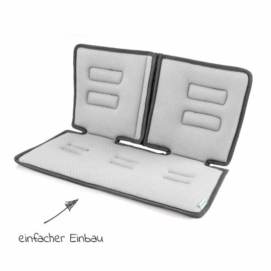 Hot Sale đ Qeridoo Sitzpolster fĂźr Zweisitzer fĂźr zusätzliche Polsterung - Grau - Collection 2022 â¤ď¸ 4 Hot Sale đ Qeridoo Sitzpolster fĂźr Zweisitzer fĂźr zusätzliche Polsterung - Grau - Collection 2022 â¤ď¸ - Image 4