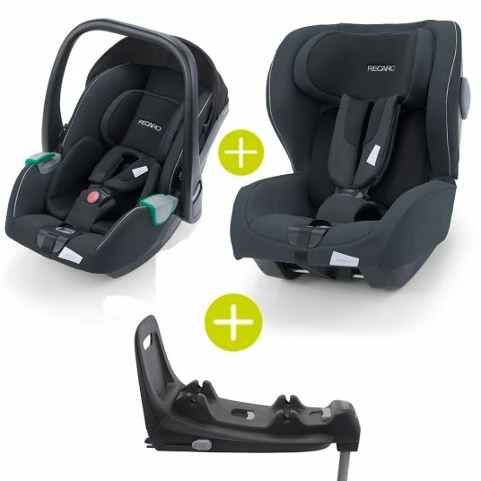Best Pirce π― Recaro 2 in 1 Kindersitz-Set Babyschale Avan & Reboarder Kio inkl. Isofixbase ab Geburt bis 4 Jahre - Prime - Mat Black - Collection 2022 β¨ 2 Best Pirce π― Recaro 2 in 1 Kindersitz-Set Babyschale Avan & Reboarder Kio inkl. Isofixbase ab Geburt bis 4 Jahre - Prime - Mat Black - Collection 2022 β¨ - Image 2