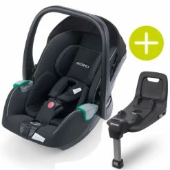 Discount 🎉 Recaro Babyschalen-Set Avan i-Size 45 cm - 83 cm / bis max. 15 Monate inkl. Isofix-Base - Prime - Mat Black - Collection 2022 🥰